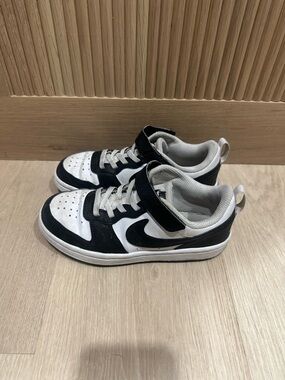 Kids Black & White Nike Dunk Sneakers